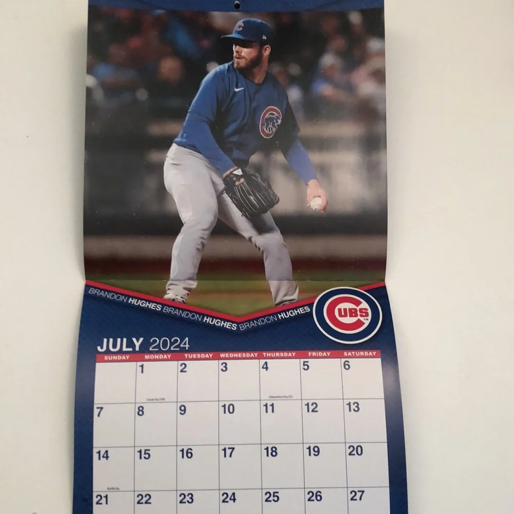 2024 Chicago Cubs Calendar